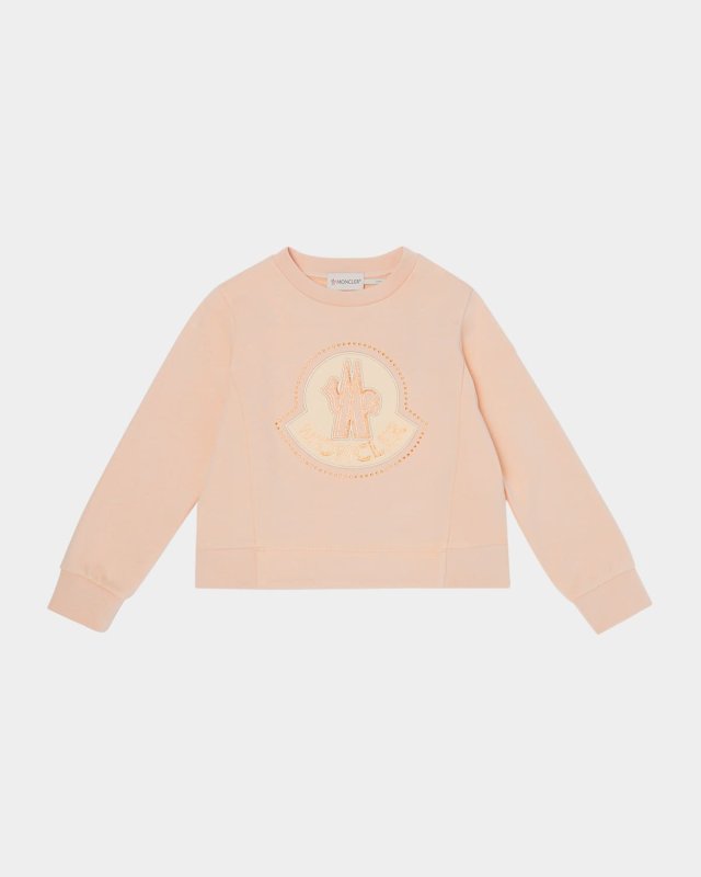 Girl's Sweatshirt W/ Studded Logo-Bell, Size 8-